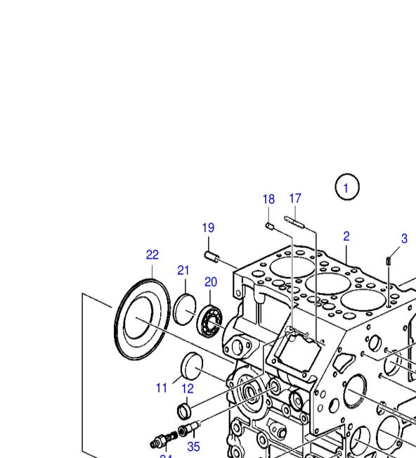 11010 — Ball bearing exploded diagram