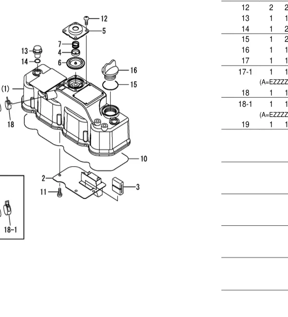 129004-11310 — GASKET, BONNET exploded diagram