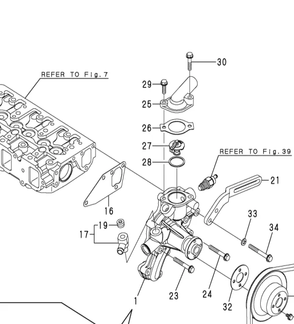 129470-49810 — GASKET, THERMOSTAT exploded diagram